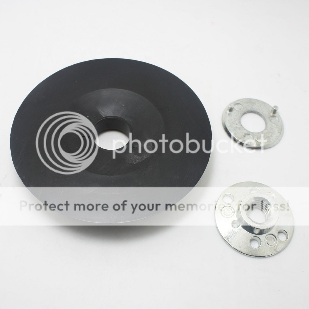 M14 Thread 115mm Plastic Backing Disc Pad, For 4 1/2" Angle Grinder Sander Fibre eBay